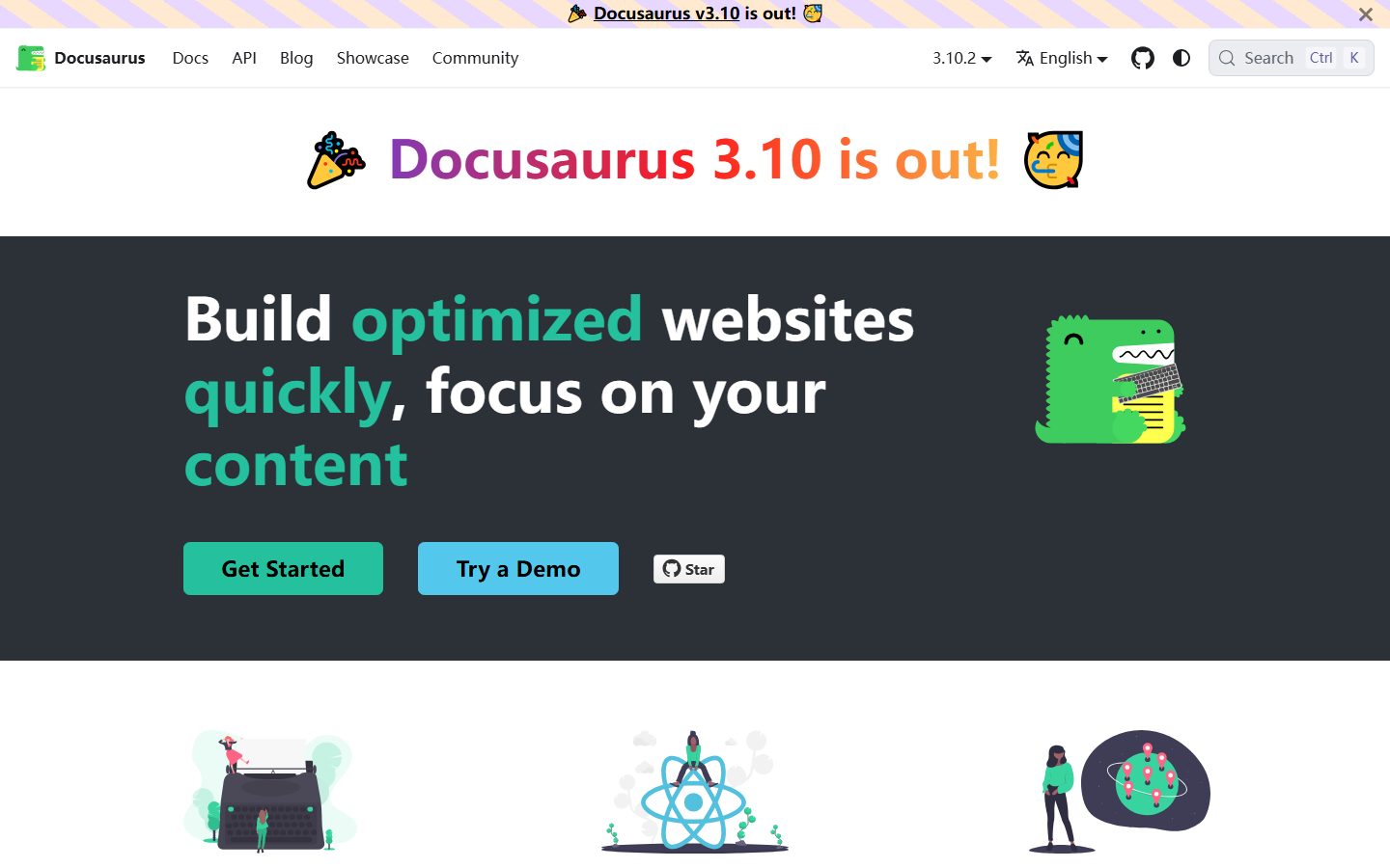 Docusaurus screenshot