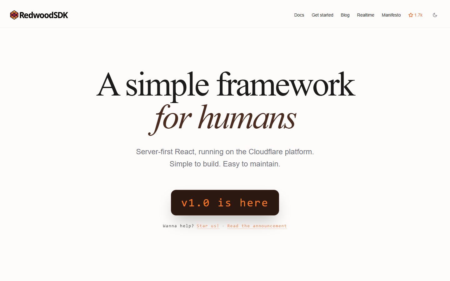 RedwoodJS screenshot